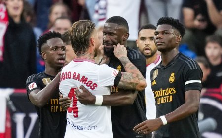 El baile de Sergio y Rüdiger