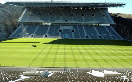 El peculiar estadio del Braga, una joya arquitectónica con solo dos gradas que no convence al fútbol