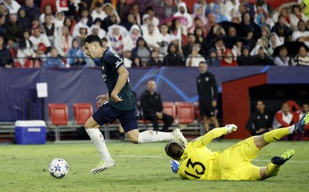 El talento del Arsenal acaba con un bravo Sevilla
