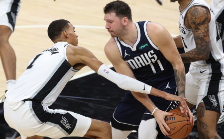 Luka Dončić le amarga el debut a Wembanyama