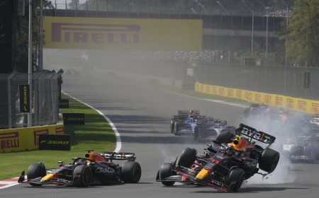 Checo Pérez va a por todo y se queda sin nada
