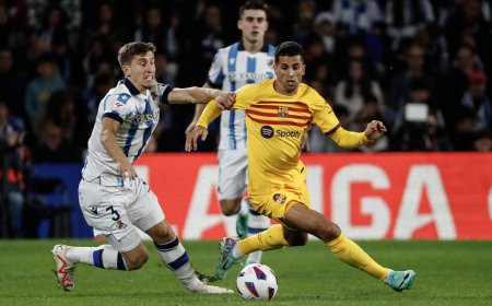 Real Sociedad - Barcelona, en directo | Araujo le da la victoria a los suyos con un gol sobre la hora