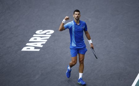 Novak Djokovic reduce a Grigor Dimitrov y conquista por sexta vez Bercy