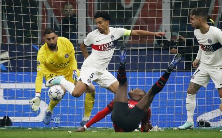 El PSG complica su clasificación ante el impetuoso Milan de Leao