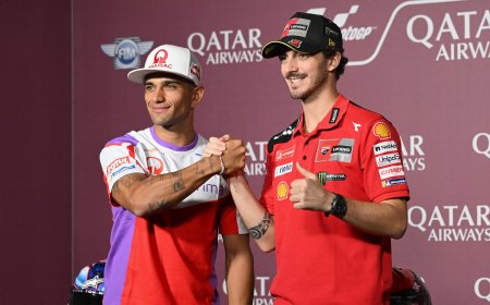 Martín y Bagnaia se retan por el Mundial bajo las luces de Qatar
