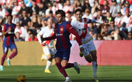Rayo Vallecano - FC Barcelona, en directo | El Rayo y el Barça dividen puntos en Vallecas