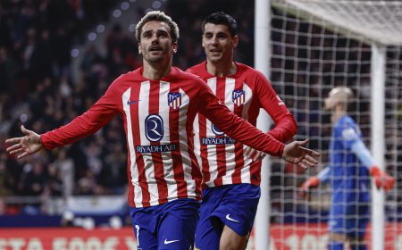 Griezmann abre la lata del Mallorca con un cabezazo imperial