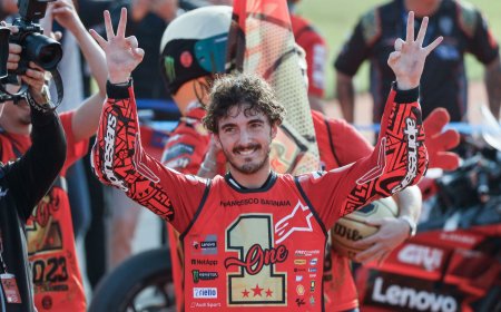 Pecco Bagnaia retiene el Mundial de MotoGP con un triunfo en Cheste: “Siempre soñé con ganar ganando”