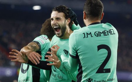 Feyenoord - Atlético de Madrid, en directo | El Atleti sella su pase a octavos con una victoria en un campo complicado