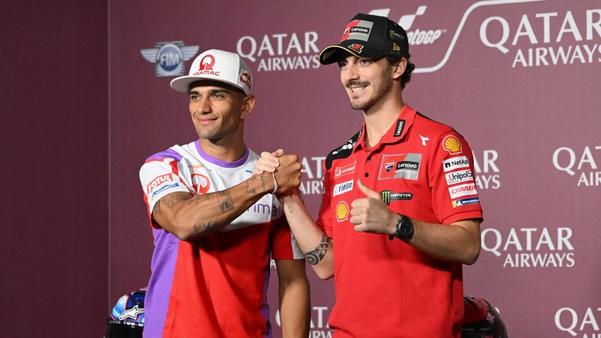 Martín y Bagnaia se retan por el Mundial bajo las luces de Qatar