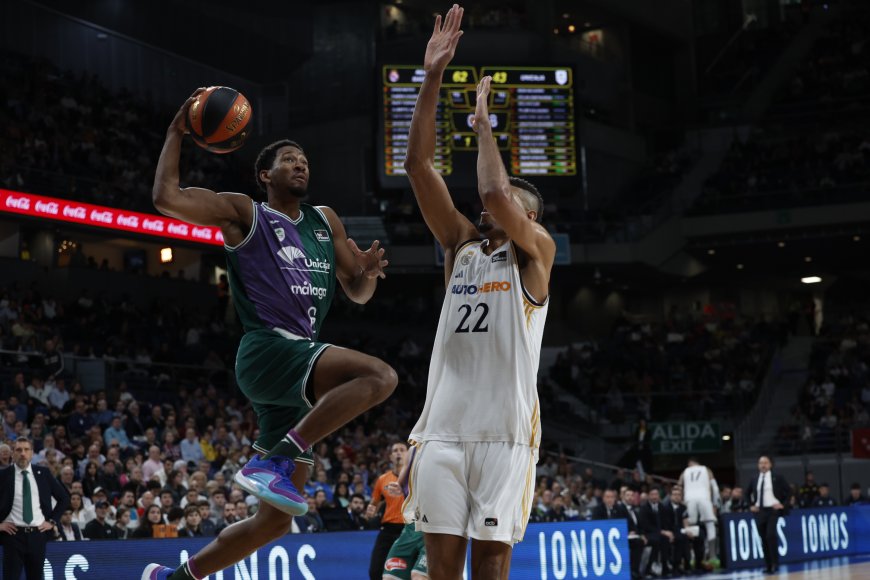 El Unicaja logra batir al Madrid y su racha de 19 partidos triunfales