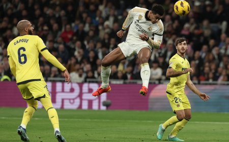 Esplendor y susto en el barro: el Madrid se impone al Villarreal pero pierde a Alaba