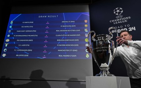Sorteo de octavos de la Champions League | El Madrid se enfrentará al Leipzig, el Barça al Nápoles, el Atlético al Inter y la Real al PSG