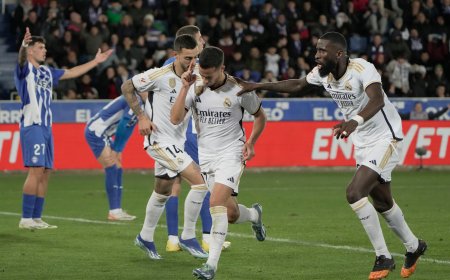 Función de escapismo del Madrid ante el Alavés