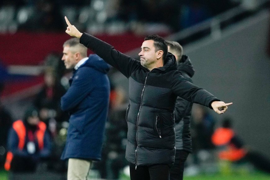 Xavi: “Me da igual el resultado, lo que quiero es un equipo con alma”