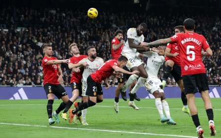 Rüdiger conquista el invierno y el Madrid tumba al Mallorca