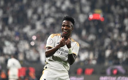 Real Madrid - Barcelona, en directo | Final Supercopa 2024: Vinicius tiene por delante al Madrid con un triplete en el primer tiempo