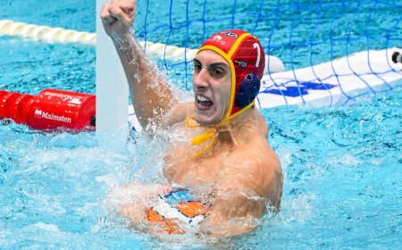 La selección española de waterpolo, campeona de Europa