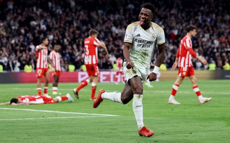 Real Madrid - Almería, en directo | Vinicius empata el encuentro con un remate de hombro