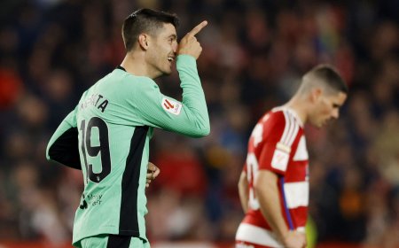 Morata, cuando el área es como un ‘green’ de golf