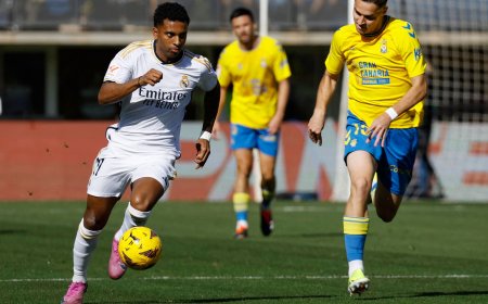 Las Palmas - Real Madrid, en directo | Vinicius empata para el Madrid con un buen disparo de zurda