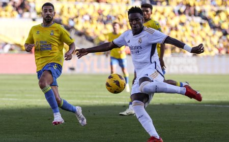 Remontada del Madrid en Las Palmas entre el caos y la pizarra