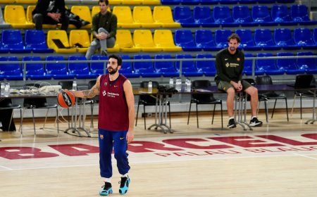 Ricky Rubio vuelve a pisar el parquet