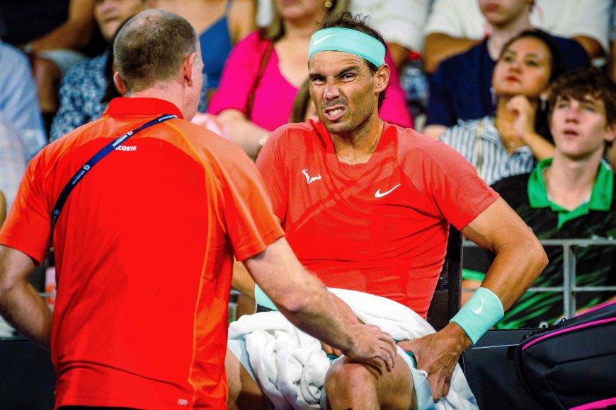 Nadal anuncia que no competirá en el Open de Australia por una lesión