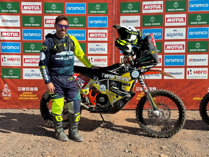 El piloto amateur Carles Falcón está en estado grave tras una caída en la segunda etapa del Dakar 2024
