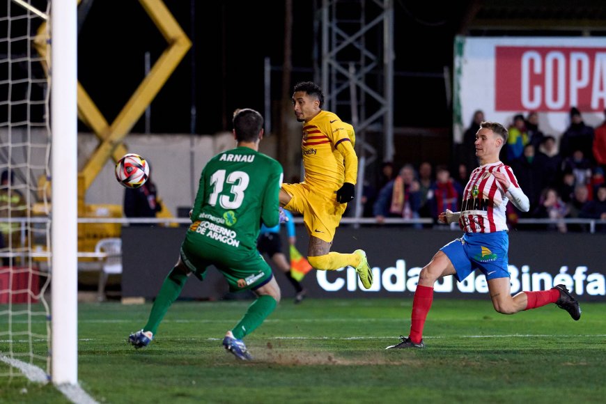 El Barcelona pasa un mal rato en Barbastro