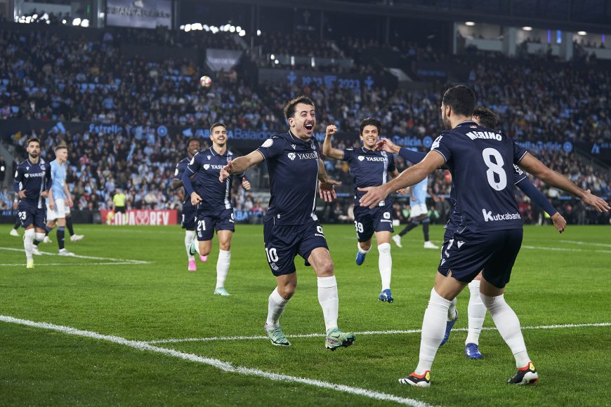 La Real Sociedad somete al Celta y ya está en semifinales de la Copa