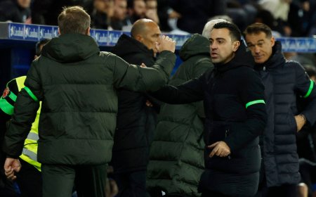 Xavi insiste en sus críticas a los árbitros: “Creo que estamos pagando lo del caso Negreira”