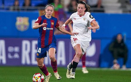 El Barcelona golea al Sevilla y se mete en las semifinales de la Copa de la Reina
