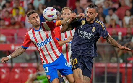 Real Madrid y Girona se disputan La Liga con el gol por bandera