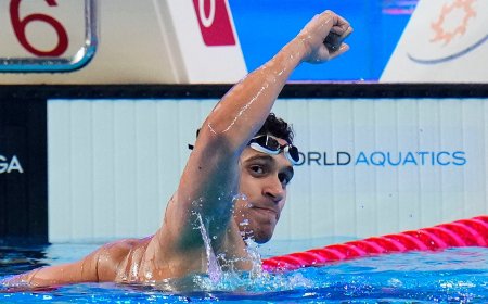 Hugo González, campeón del mundo en los 200 metros espalda