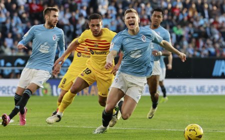 Celta - Barcelona, en directo | Guaita y Ter Stegen mantienen el partido sin goles en Balaídos