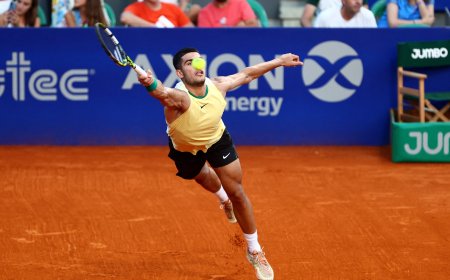 Alcaraz cede a la tempestad de Jarry
