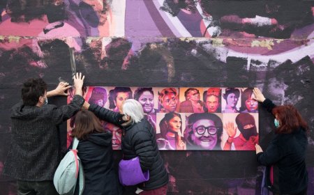 El presunto autor del acto vandálico que destrozó el mural feminista de Ciudad Lineal, ante el juez por culpa de los botes de pintura