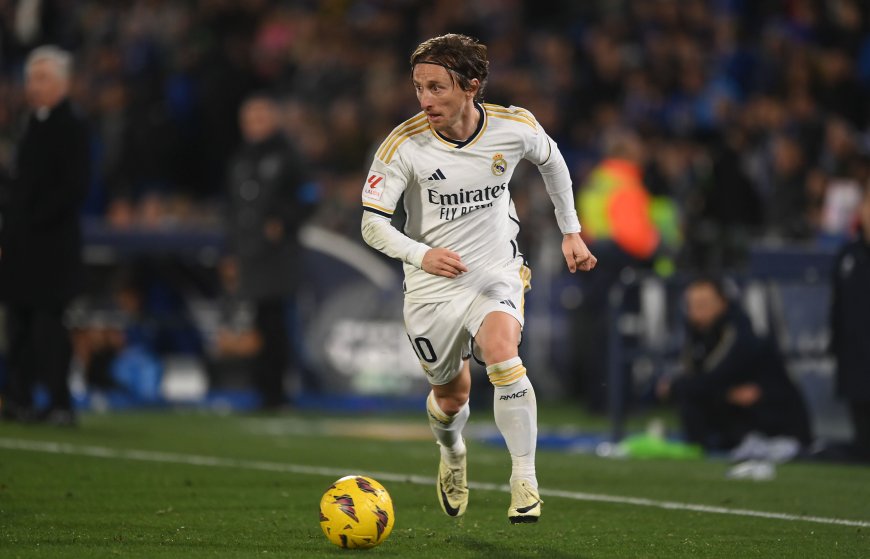 Últimos sorbos de Luka Modric