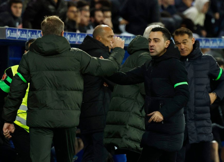 Xavi insiste en sus críticas a los árbitros: “Creo que estamos pagando lo del caso Negreira”