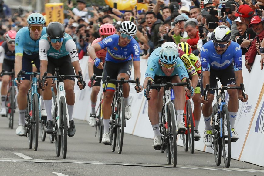 El Tour Colombia nombra a Cavendish tercer cacique de Zipaquirá