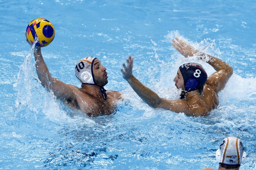 España sucumbe ante Italia (8-6) y se queda fuera de la final de Waterpolo