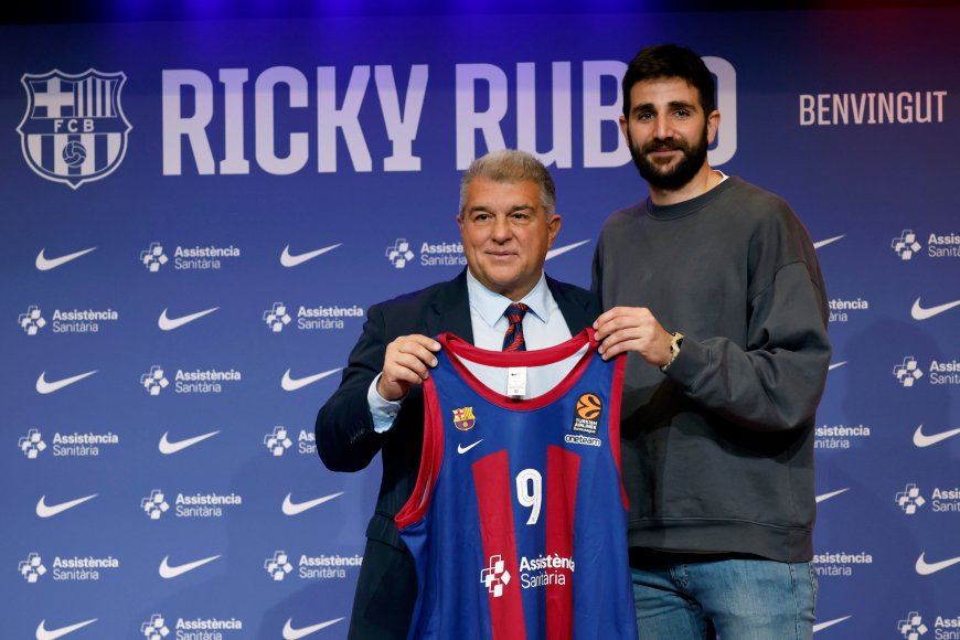 Ricky Rubio, en la presentación de su regreso con el Barcelona: “Lo que pedí al Barça no era fácil”
