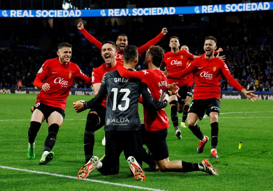El Mallorca hace historia ante la Real y jugará la final de la Copa del Rey