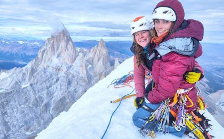 Tres mujeres hacen historia en el Cerro Torre, la montaña de las polémicas en la Patagonia
