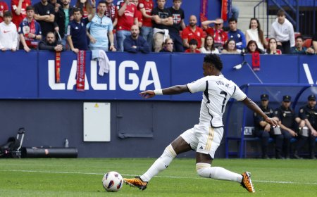 Osasuna - Real Madrid, en directo: Vinicius resuelve en el Sadar