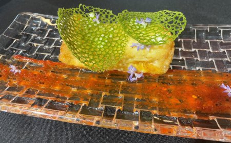 Una torrija de potaje, la más innovadora de Madrid