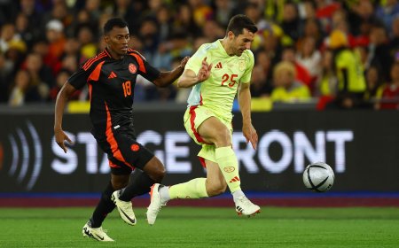 España - Colombia, en directo | La Roja domina los primeros comapses del encuentro (0-0)