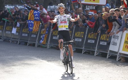 Pogacar puede contra el mundo y logra un ‘hat-trick’ de etapas en la Volta Catalunya
