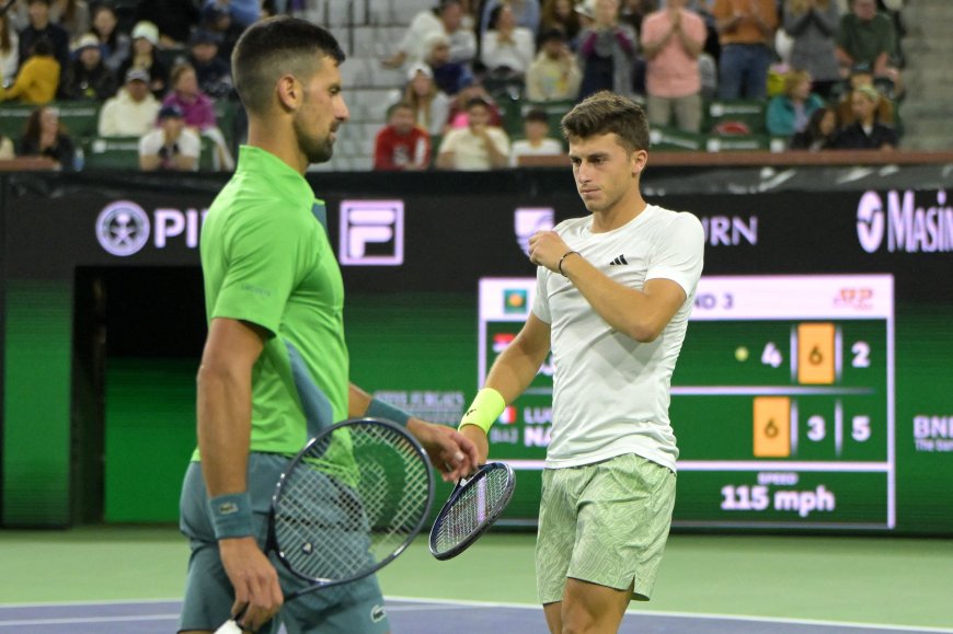 Djokovic se hunde ante Nardi, el 123º del mundo